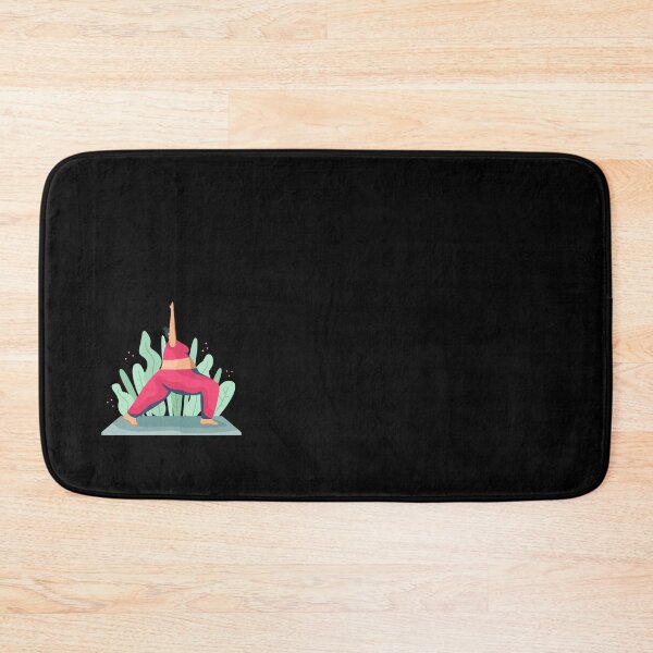 Item preview, half moon yoga pose                            designed and sold by BruceFisherQQ.