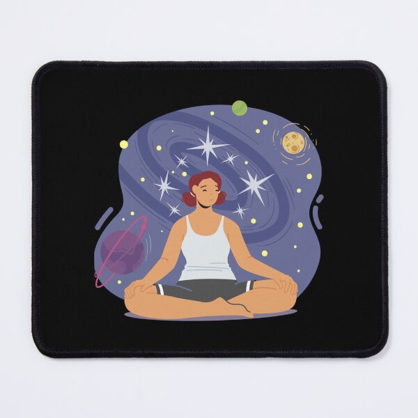 Item preview, half moon yoga pose designed and sold by BruceFisherQQ.