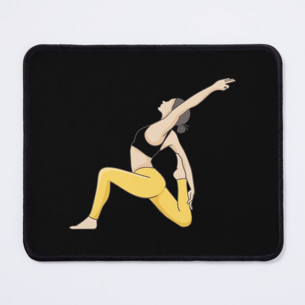 Item preview, half moon yoga pose                      designed and sold by BruceFisherQQ.