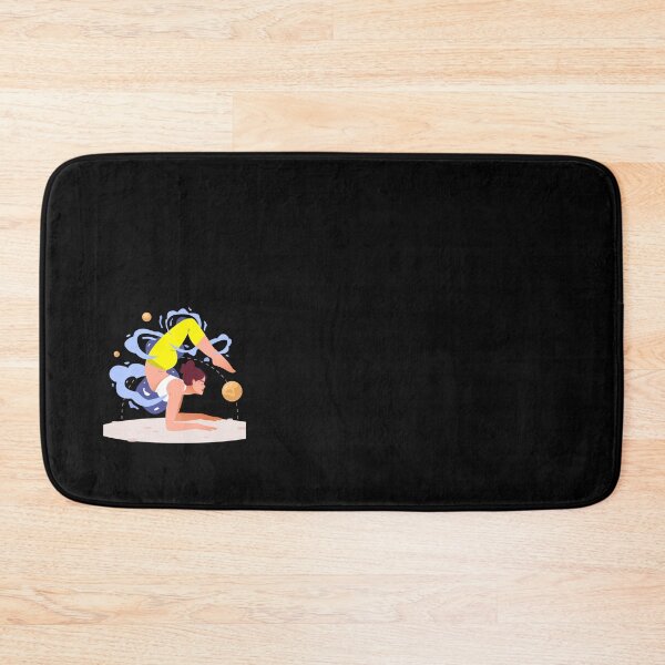 Item preview, half moon yoga pose               designed and sold by BruceFisherQQ.