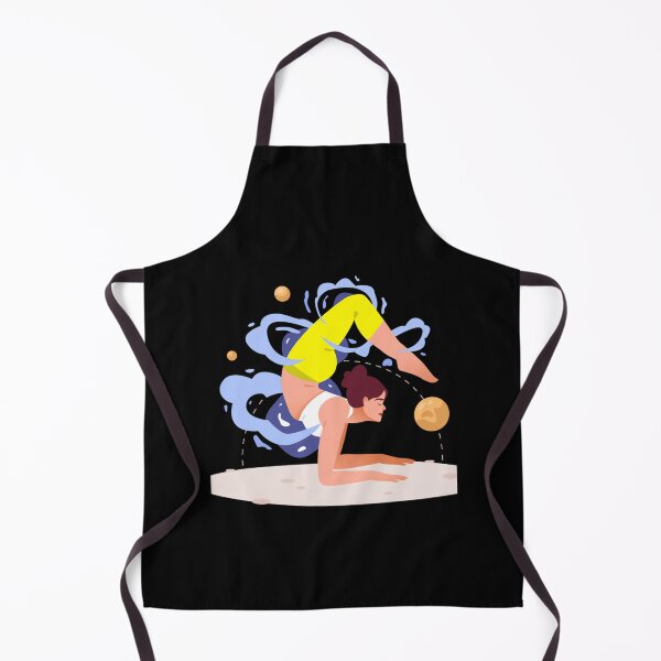 Item preview, half moon yoga pose designed and sold by BruceFisherQQ.