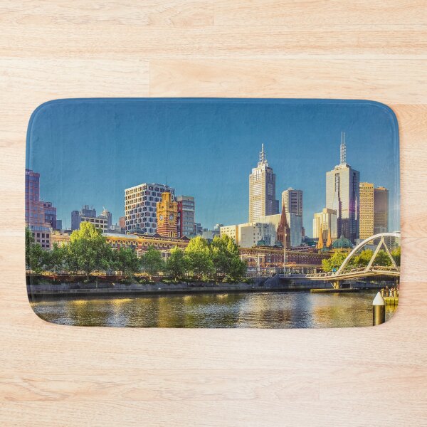 Item preview, Melbourne Skyline in Setting Sun designed and sold by Steven Jodoin.