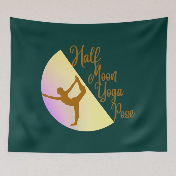 Item preview, Half Moon Yoga Pose        designed and sold by BruceFisherQQ.