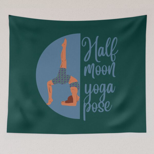 Item preview, Half Moon Yoga Pose       designed and sold by BruceFisherQQ.