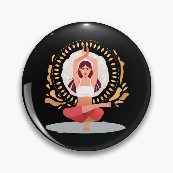 Item preview, Half Moon Yoga Pose    designed and sold by BruceFisherQQ.