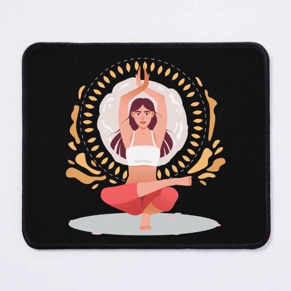 Item preview, Half Moon Yoga Pose designed and sold by BruceFisherQQ.