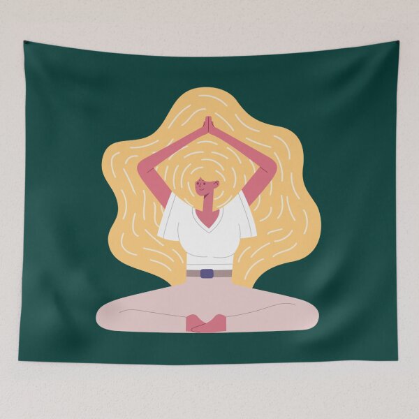 Item preview, Half Moon Yoga Pose    designed and sold by BruceFisherQQ.