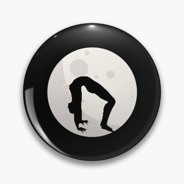 Item preview, Half moon yoga pose   designed and sold by BruceFisherQQ.