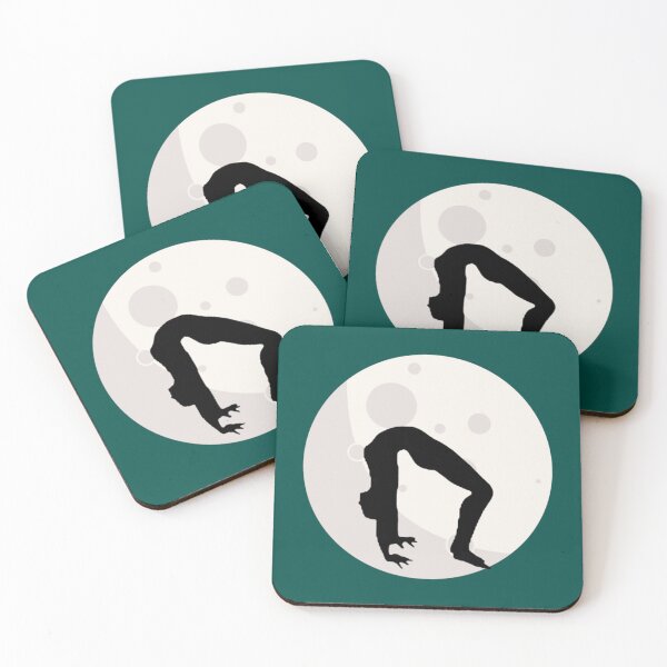Item preview, Half moon yoga pose   designed and sold by BruceFisherQQ.