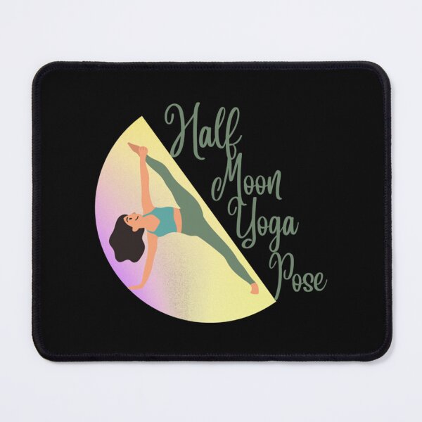 Item preview, Half Moon Yoga Pose designed and sold by BruceFisherQQ.