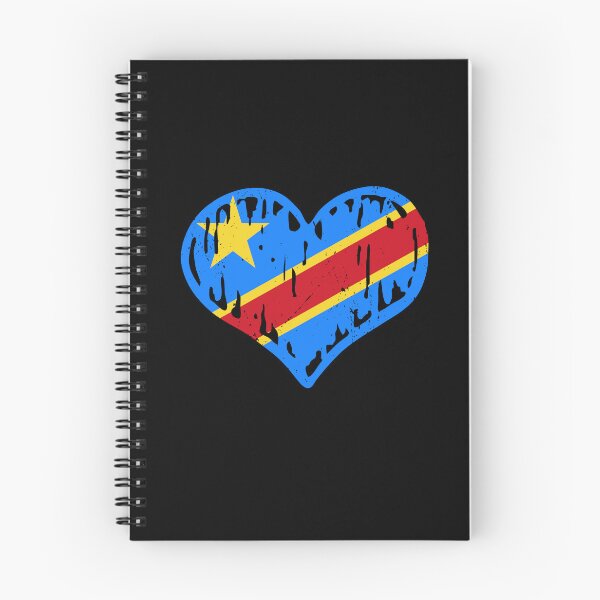 Item preview, Democratic Republic of the Congo Flag Heart Love designed and sold by rafaeltto.