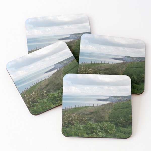 Item preview, View of the sea, the beach, the cliffs and the bay of Le Tréport in France designed and sold by PausePapote.