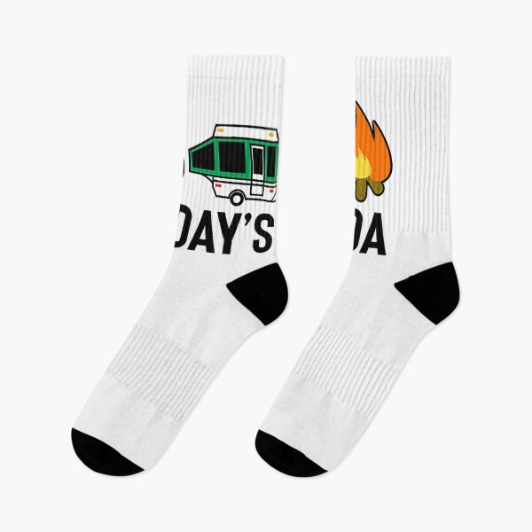 Item preview, Today's Agenda Camping Coffee Pop Up Camper Beer Campfire designed and sold by BennetJaco.