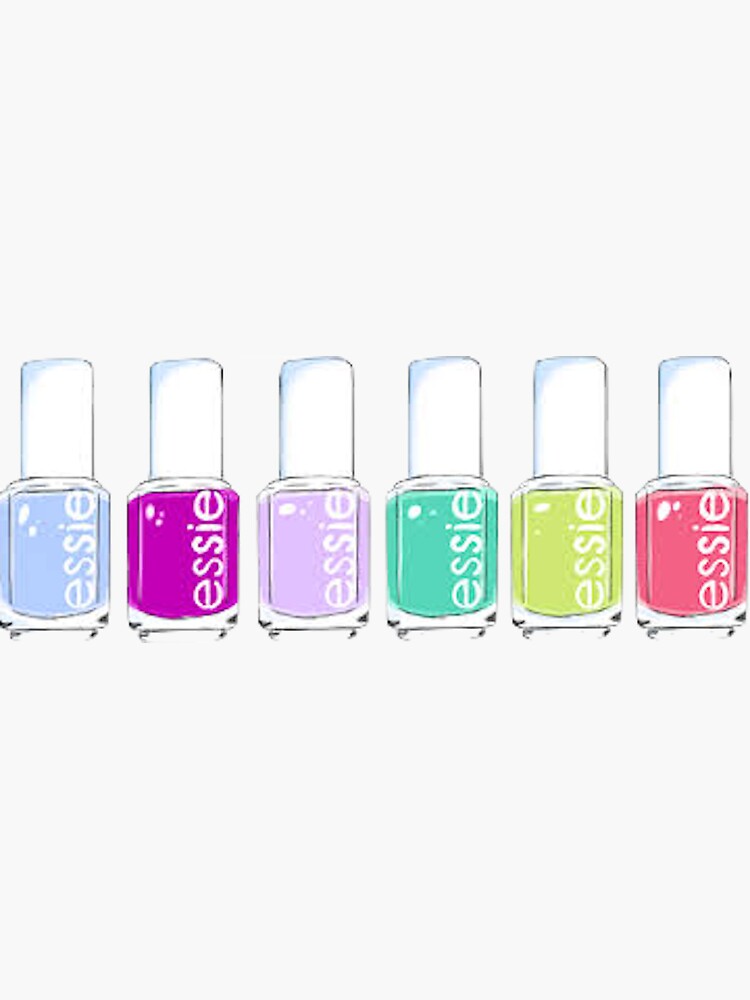 "Nail Polish" Sticker for Sale by emilyrigby147 Redbubble