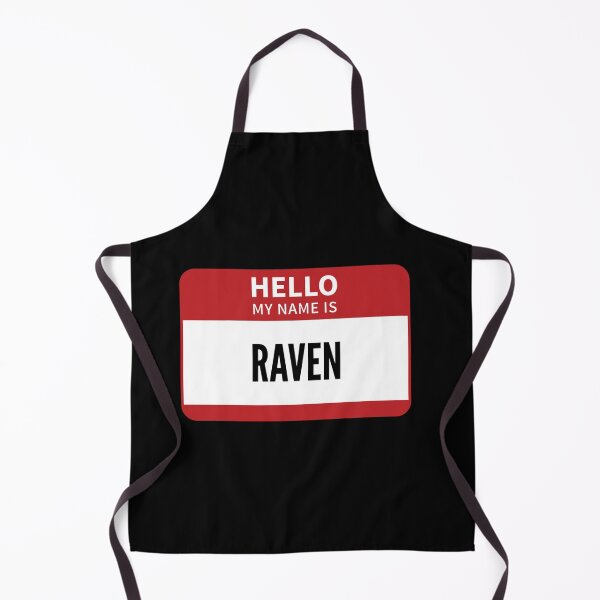 Item preview, RAVEN NAME TAG HELLO MY NAME IS RAVEN designed and sold by sobriowslen.
