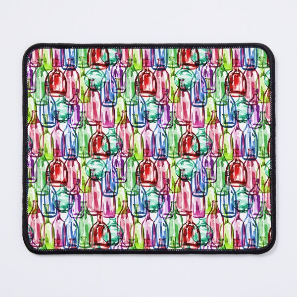 Item preview, Colorful Watercolor Rainbow Bottle Pattern Design designed and sold by Draculaura2009.