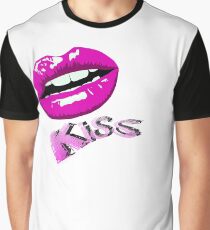 Kiss Grafik T-Shirt