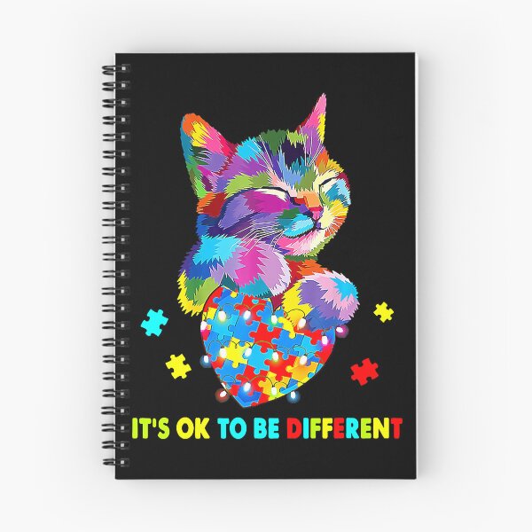 Item preview, It's Ok To Be Different Cat Kitty Puzzle Autism Awareness designed and sold by CarlaHerold.