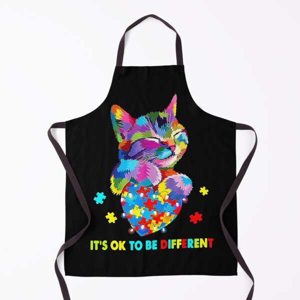 Item preview, It's Ok To Be Different Cat Kitty Puzzle Autism Awareness designed and sold by CarlaHerold.