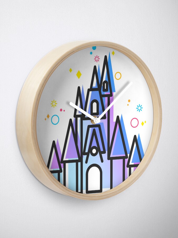 Alternate view of Magic Fairytale Princess Castle Kingdom Clock