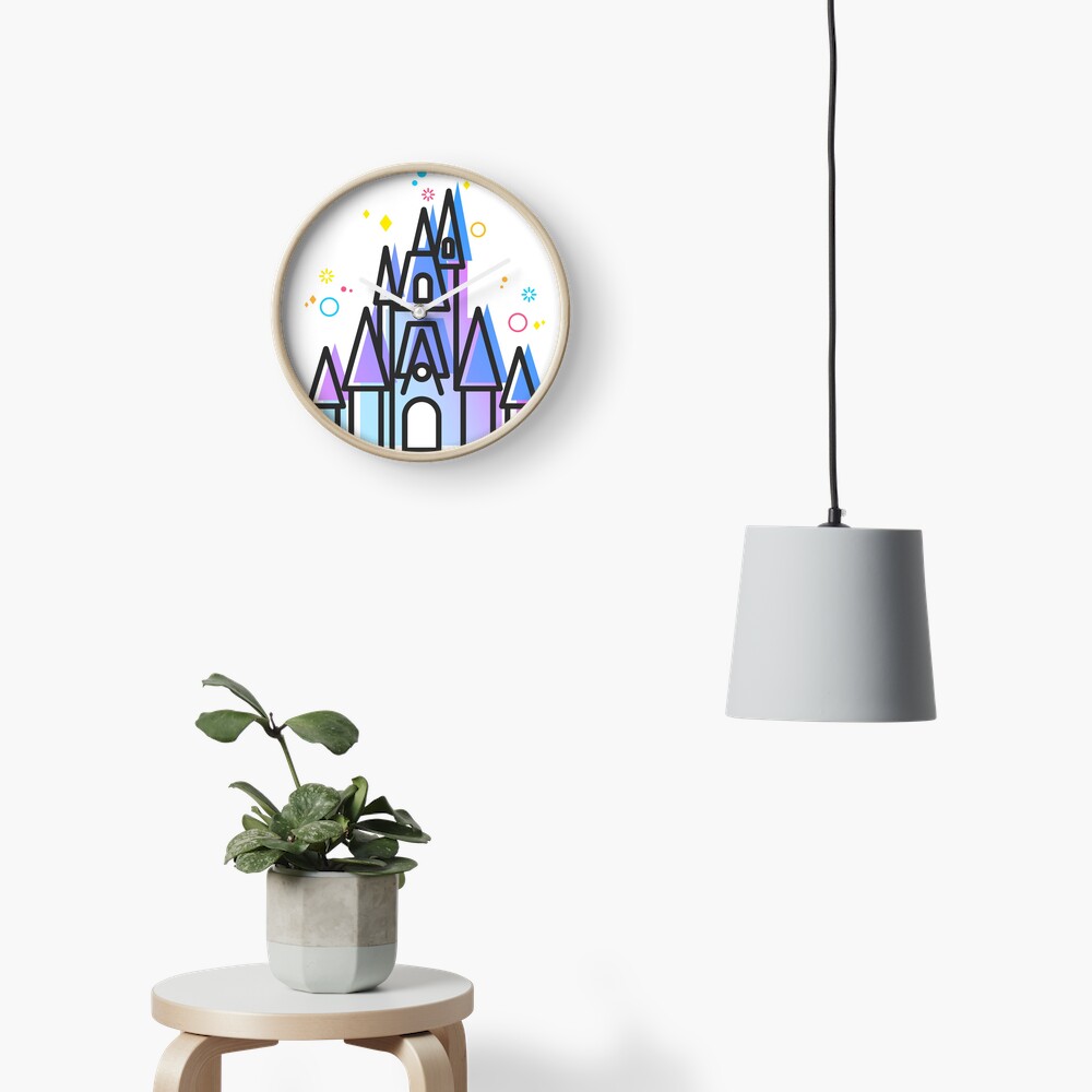 Magic Fairytale Princess Castle Kingdom Clock