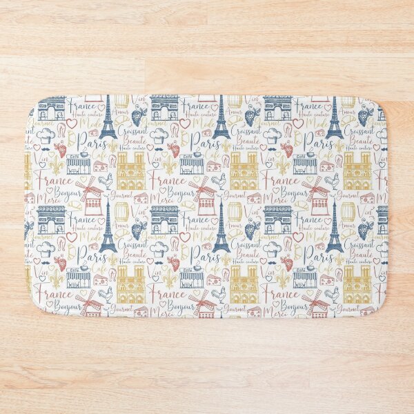 Item preview, Toile French Paris France Pattern Design designed and sold by Draculaura2009.