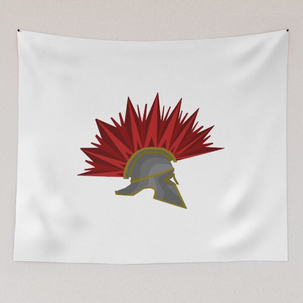 Item preview, Spartan Helmet Red and Gold designed and sold by Kiran Crampton.