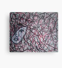 Inside The Mind Of A Woman Metal Print