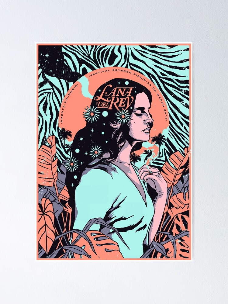 Lana Del Ray World Tour Poster Poster for Sale by oloyoloyss