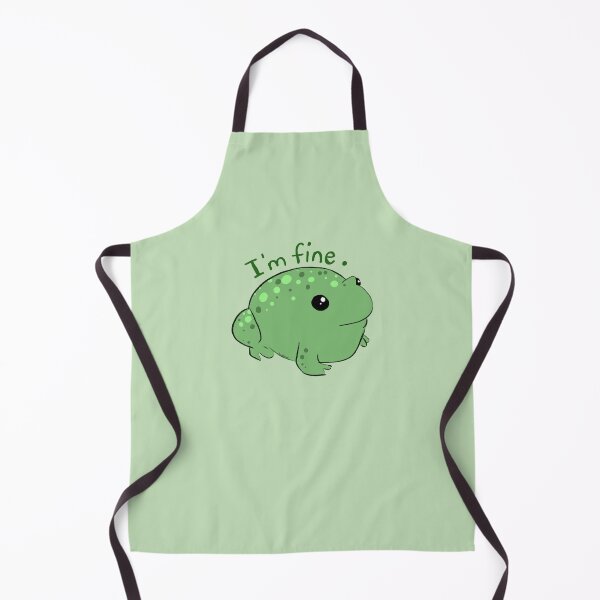 Item preview, I'm fine motivational frog designed and sold by LisaMichelleArt.