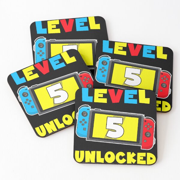 Item preview, Level 5 Unlocked 5th Birthday Video Game 5 Year Old designed and sold by AtmanJosef.