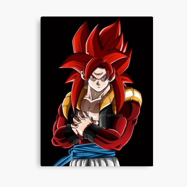 Gogeta ssj4 Canvas Print / Canvas Art by Lac Lac - Pixels