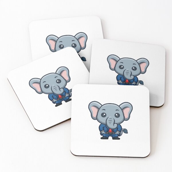 Item preview, Elephant Business Cute Cartoon designed and sold by GumregaStudio.
