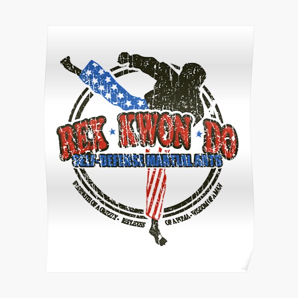 "Rex Kwon Do Defense Martial Arts Vintage" Poster for Sale by TesKun