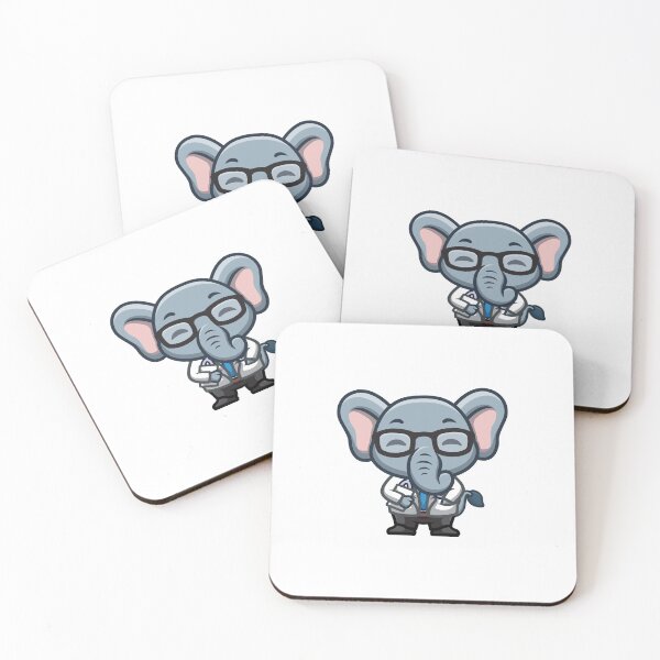 Item preview, Elephant Doctor Cute Cartoon designed and sold by GumregaStudio.