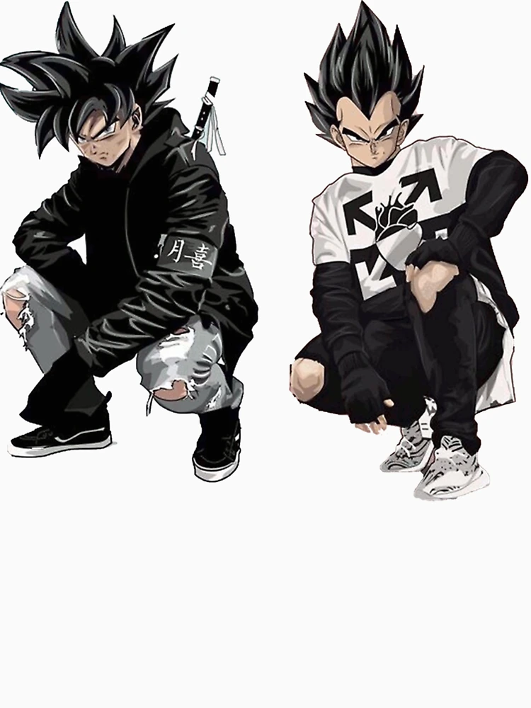 Goku and Vegeta Drip Sticker for Sale by myattqlmatten