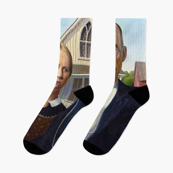 Item preview, American Gothic by Grant Wood (1930)  designed and sold by IMPHives.