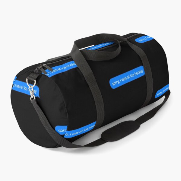 Item preview, Sorry I Was At Ice Hockey Text Message Black - Funny Gym designed and sold by GymWearDepot.