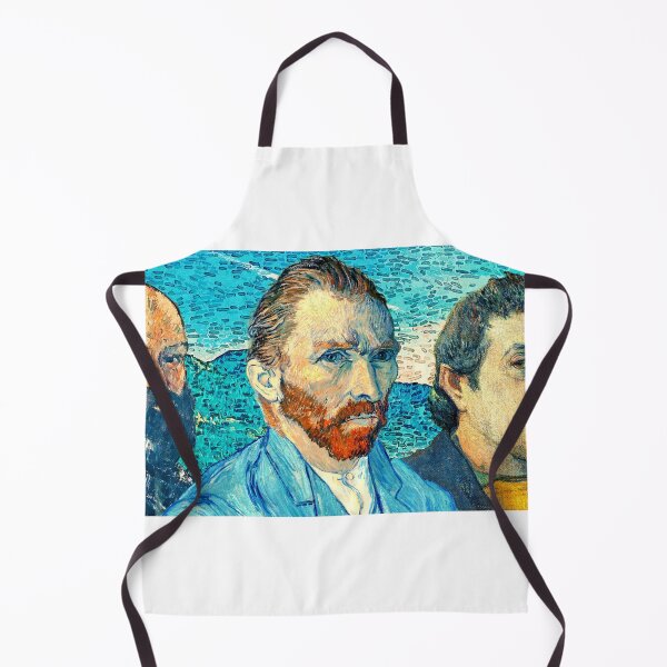 Item preview, Portraits of post-impressionist painters Cezanne, van Gogh and Gauguin designed and sold by NickoPrints.