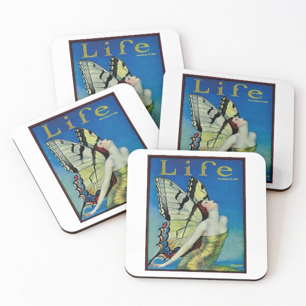 Item preview, LIFE : Vintage 1923 Flapper Butterfly Print Poster designed and sold by jahin45.