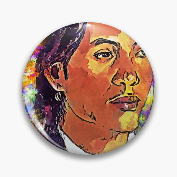 Item preview, Tahitian Woman with a Flower - Vahine no te tiare - colorful painting recreation designed and sold by NickoPrints.