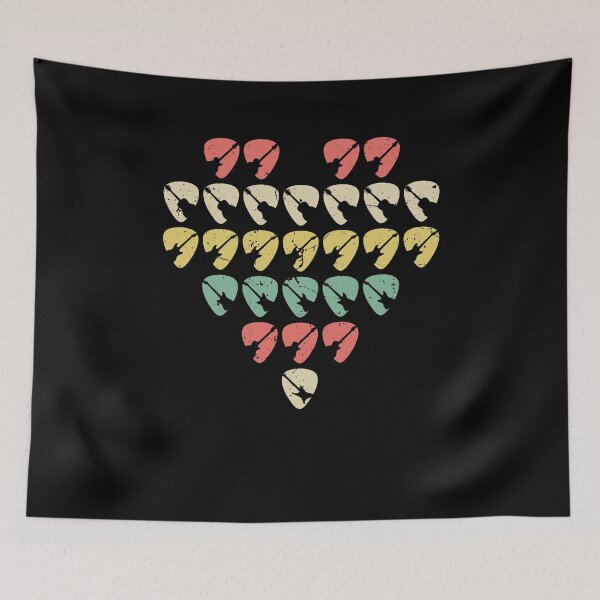 Item preview, Retro Heart Shaped Guitar Picks Plectrums designed and sold by asphaltbubble.