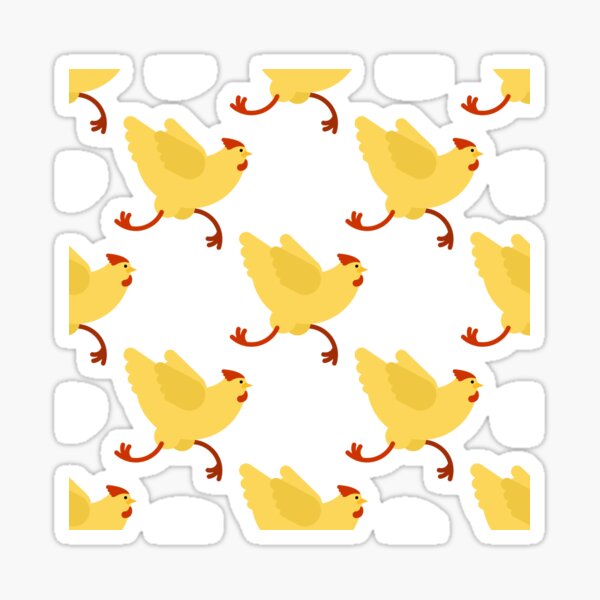 Running Chicken Meme Sticker For Sale By Emiliaart09 Redbubble 7177