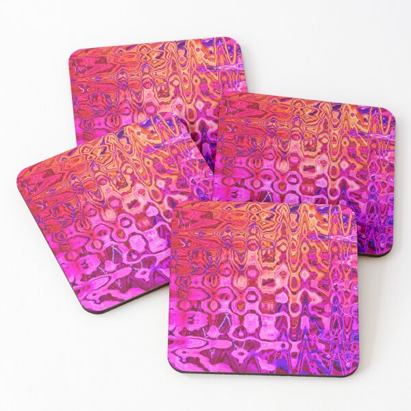 Item preview, Hippie Colors Abstract Eclectic Mix Heliotrope Magenta Red Pink Lilac Indigo Brown 1 of 4  designed and sold by Beachy.