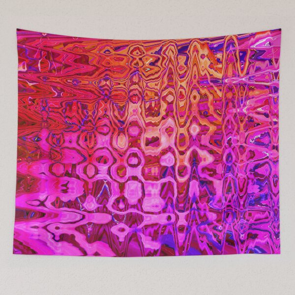 Item preview, Hippie Colors Abstract Eclectic Mix Heliotrope Magenta Red Pink Lilac Indigo Brown 1 of 4  designed and sold by Beachy.