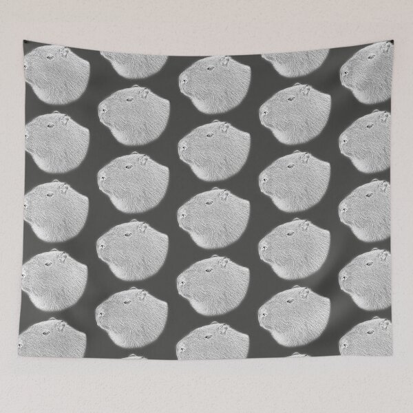 Item preview, Drawing of a Capybara Face designed and sold by Dalyndigital Photography.