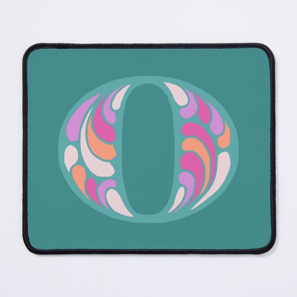 Item preview, Letter O Fancy Monogram Hippie Initial Teal designed and sold by everything4eva.