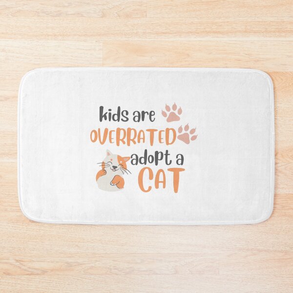 Item preview, Kids Are Overrated Adopt A Cat designed and sold by Creatoe.
