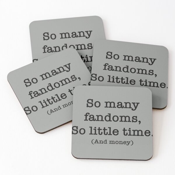 Item preview, Too many fandoms designed and sold by A-Little-Nerdy.