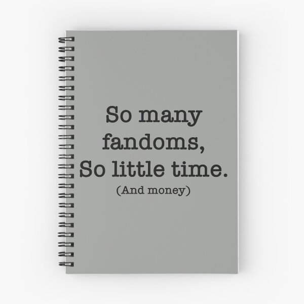 Item preview, Too many fandoms designed and sold by A-Little-Nerdy.